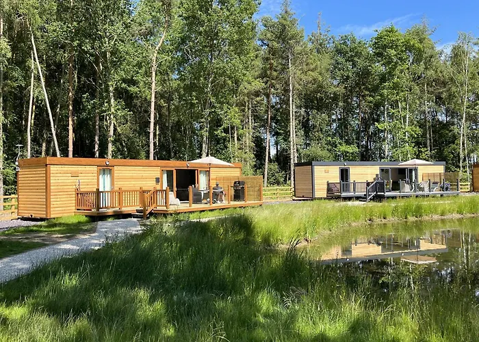 Сasa de vacaciones Pine Boutique With Hot Tub For Couples & Dog York
